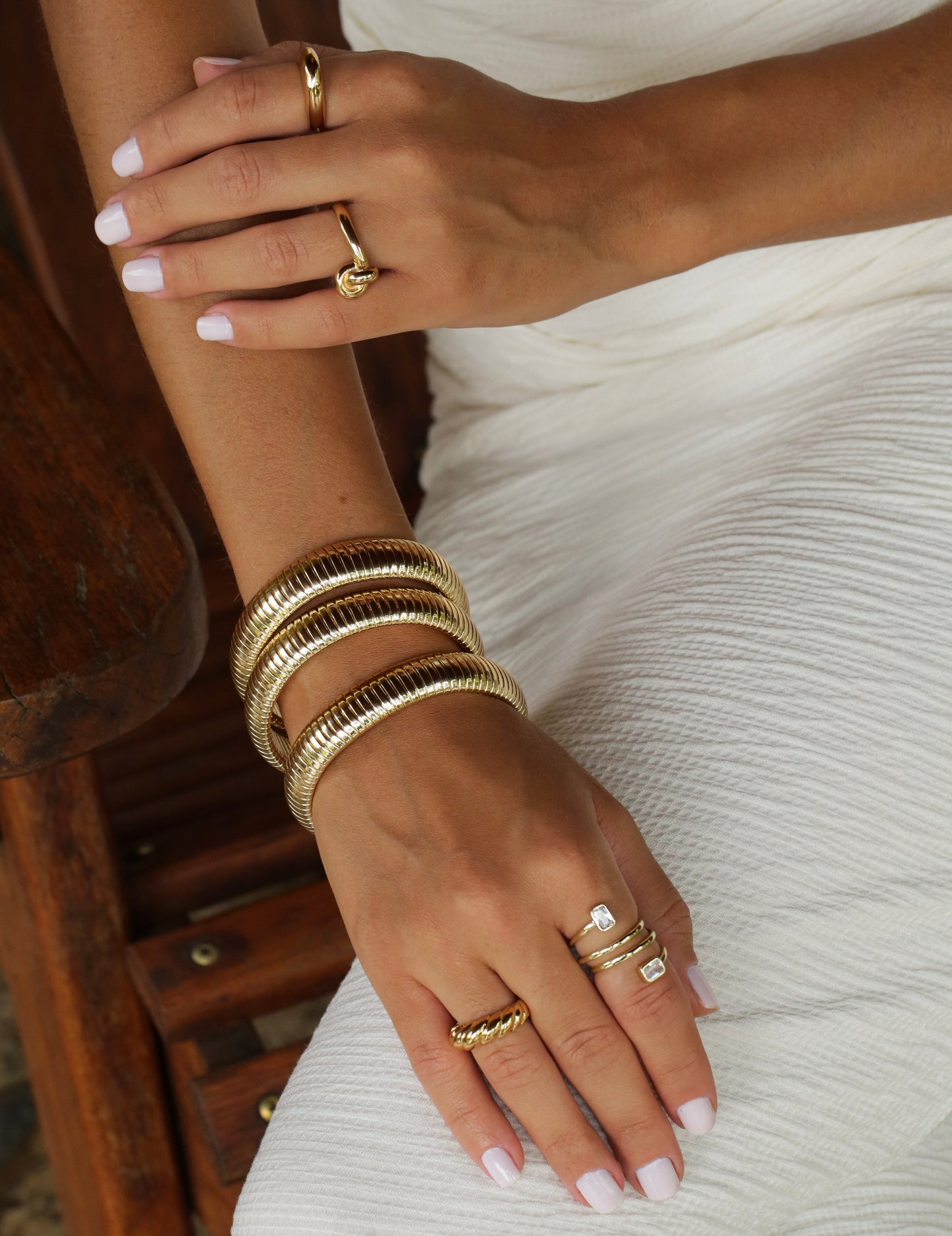 Spiral Ring Stack