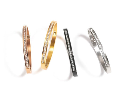 BG333W B.Tiff Eternity 25 Bangle Bracelet