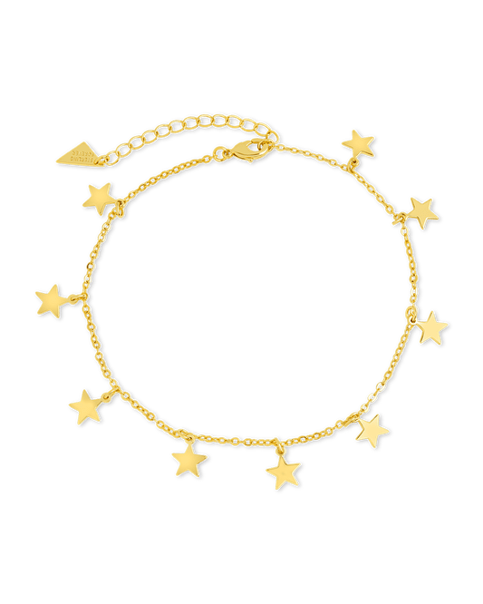 Sabina Star Charm Anklet