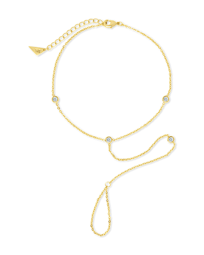 Sylvia CZ Chain Toe Anklet