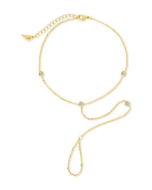 Sylvia CZ Chain Toe Anklet