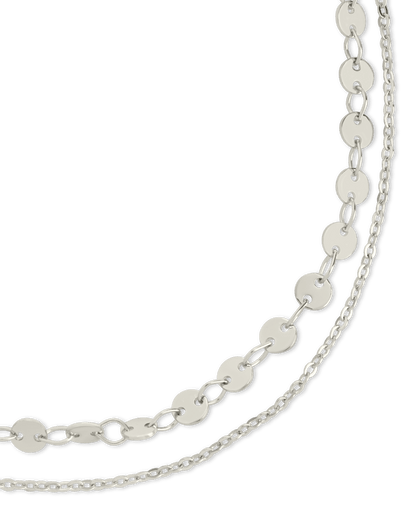 Eliana Layered Disc Chain Anklet