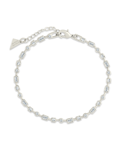 Camden CZ Staggered Tennis Bracelet