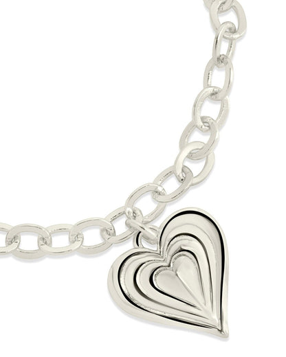 Beating Heart Charm Bracelet