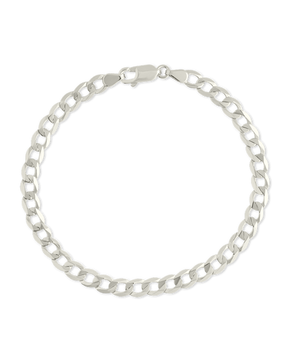 Sterling Silver Malena Cuban Link Chain Bracelet