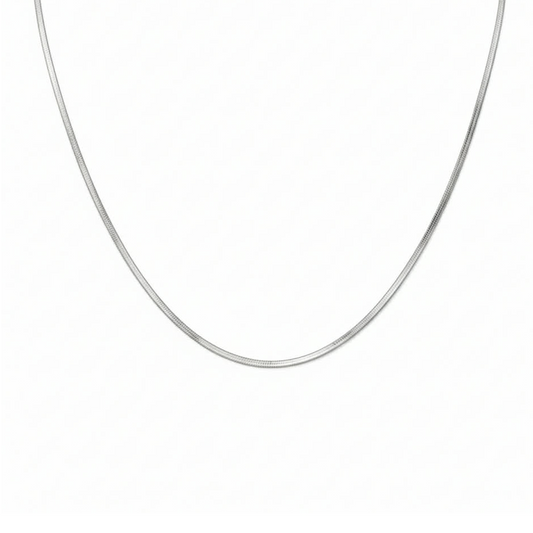 C002W B.Tiff Herringbone Chain Necklace/ 2mm