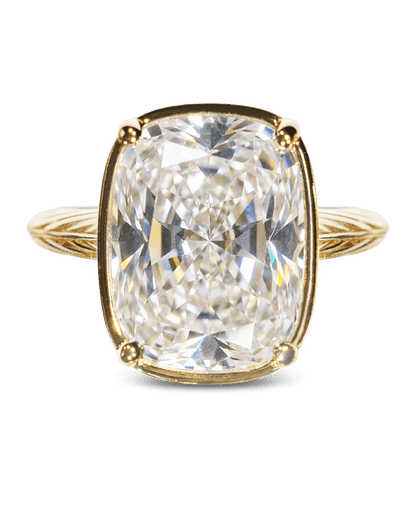 Sterling Silver Elongated Cushion Cocktail Ring 4ct & 8ct