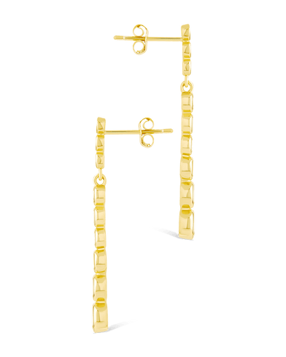 Sterling Silver Helene Brilliant Cut CZ Dangle Earrings