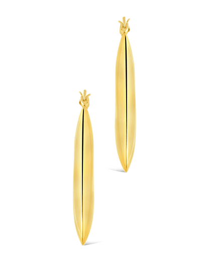 Paige Flat Tube Hoop Earrings