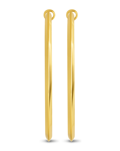 Leona Polished Hoop Earrings