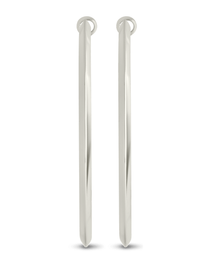 Leona Polished Hoop Earrings