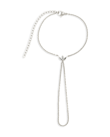 Amari Lotus CZ Hand Chain