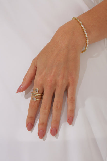Spiral Ring Stack