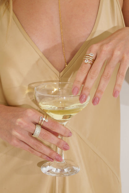 Spiral Ring Stack