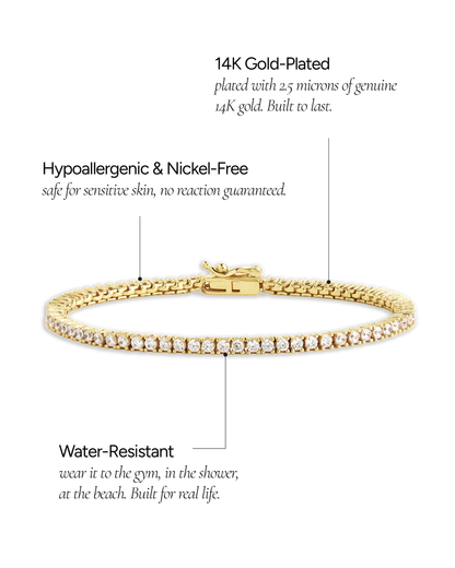 Mirabell CZ Tennis Bracelet