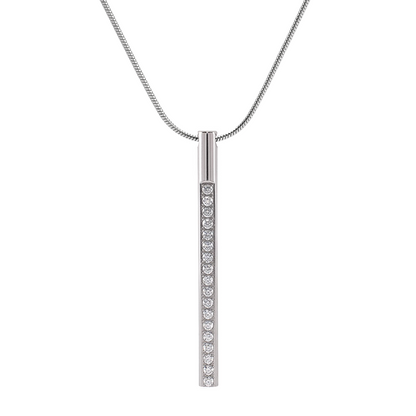 PT318W B.Tiff Pave Bar Pendant