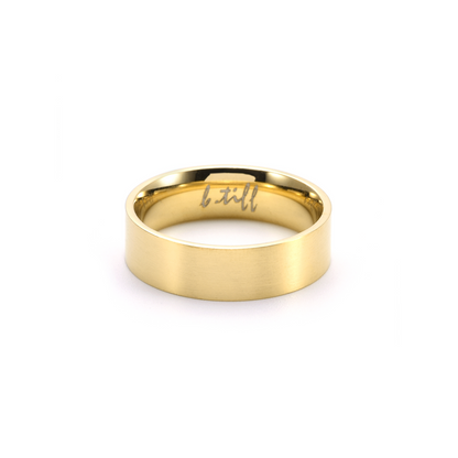RG600G B.Tiff Gold Simplicity 6mm Stacking Plain Ring