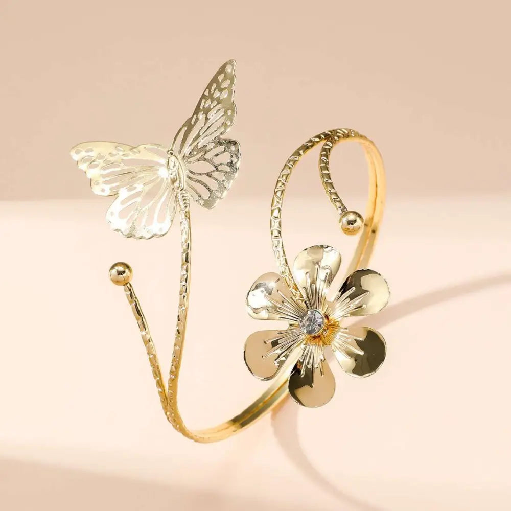 Gold Butterfly Arm Cuff