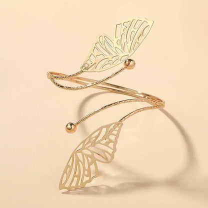 Gold Butterfly Arm Cuff