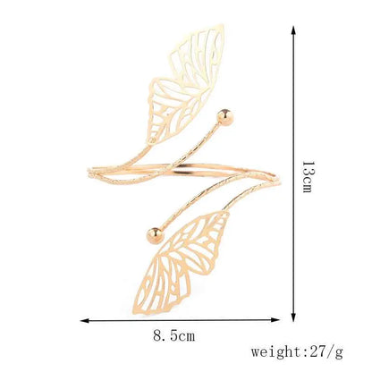 Gold Butterfly Arm Cuff