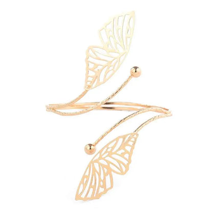 Gold Butterfly Arm Cuff