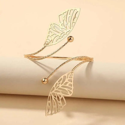 Gold Butterfly Arm Cuff