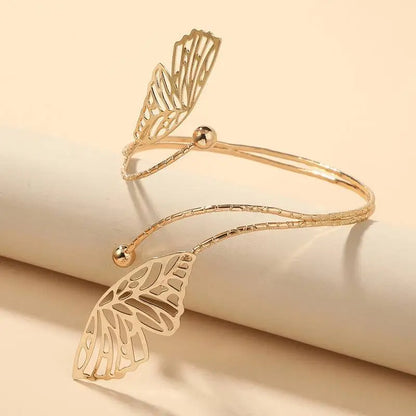 Gold Butterfly Arm Cuff